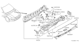 Diagram for 1998 Infiniti QX4 Body Mount Hole Plug - 80874-85E00