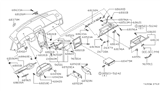 Diagram for Infiniti I30 Ashtray - 68810-40U00