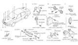 Diagram for Infiniti I30 Body Control Module - 28595-40U10