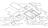 Diagram for Infiniti I30 Sunroof - 91210-3L015