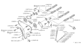 Diagram for 1997 Infiniti I30 Timing Chain Tensioner - 13070-31U02