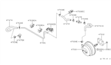 Diagram for 1997 Infiniti I30 Brake Booster - 47210-40U00