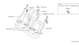 Diagram for 1999 Infiniti I30 Seat Belt - 88843-31U10