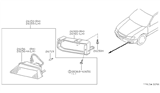 Diagram for 1999 Infiniti I30 Fog Light Lens - 26159-53U00