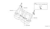 Diagram for 1997 Infiniti I30 Seat Belt - 88845-31U10