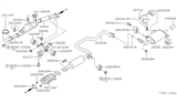 Diagram for Infiniti I30 Exhaust Pipe - 20020-4L800