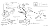 Diagram for 1997 Infiniti I30 Speed Sensor - 47901-0L700