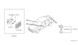 Diagram for 1996 Infiniti I30 Dome Light - 26420-40U00