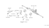 Diagram for 1996 Infiniti I30 Rack & Pinion Bushing - 54445-31U00