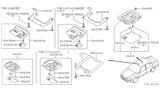 Diagram for 1995 Infiniti J30 Dome Light - 26411-10V00