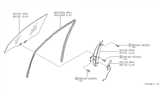 Diagram for 1999 Infiniti I30 Window Regulator - 80720-40U10