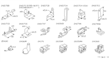 Diagram for 1998 Infiniti I30 Fuse - 24370-79920