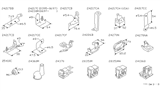 Diagram for 1998 Infiniti I30 Fuse - 24370-89910