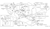 Diagram for 1999 Infiniti I30 Cup Holder - 68430-0L702