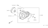 Diagram for Infiniti I30 Bellhousing - 31300-80X04