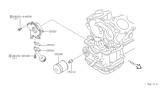 Diagram for 1996 Infiniti I30 Oil Pump - 15010-31U00