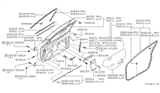 Diagram for 1999 Infiniti I30 Window Run - 80386-40U00