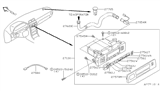 Diagram for 1998 Infiniti I30 Climate Control Module - 28525-51U00