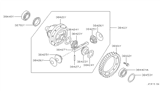 Diagram for Infiniti I30 Differential - 38421-97E00