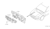 Diagram for 1999 Infiniti I30 Dash Panels - 67300-40U36