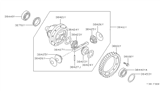 Diagram for Infiniti I30 Differential - 38411-97E00