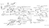 Diagram for Infiniti I30 Exhaust Hanger - 20722-41U00