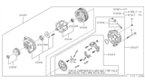 Diagram for 1998 Infiniti I30 Alternator Case Kit - 23127-0L705