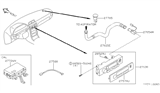 Diagram for 1998 Infiniti I30 Climate Control Module - 27760-2L900