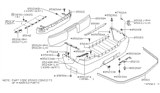 Diagram for 1998 Infiniti I30 Bumper - 85022-2L925