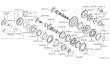 Diagram for Infiniti I30 Input Shaft Bearing - 32223-79E10