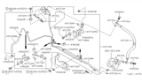 Diagram for 1999 Infiniti I30 Power Steering Pressure Switch - 49761-4P000