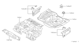 Diagram for Infiniti I30 Floor Pan - 74514-40U30