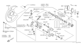 Diagram for Infiniti I30 Brake Caliper - 44011-31U10
