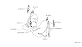 Diagram for Infiniti I30 Seat Belt - 86844-40U22