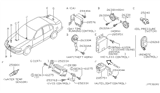 Diagram for 1996 Infiniti I30 Car Key - 28268-40U15