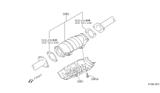 Diagram for Infiniti G20 Catalytic Converter - 20800-65Y27