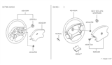 Diagram for 1995 Infiniti G20 Air Bag - J8510-78J70