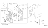 Diagram for Infiniti G20 Crankshaft Seal - 13510-53J10
