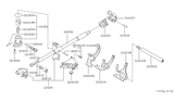 Diagram for 1995 Infiniti G20 Shift Fork - 32819-50J00