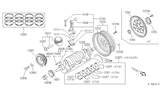 Diagram for 1994 Infiniti G20 Flywheel - 12310-62J01