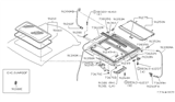 Diagram for 1992 Infiniti G20 Sunroof - 91210-50J10