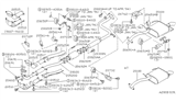 Diagram for Infiniti I30 Exhaust Hanger - 20650-52L00