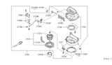 Diagram for Infiniti Blower Motor Resistor - 27150-62J01