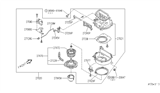 Diagram for Infiniti G20 Blend Door Actuator - 27740-64J00