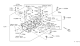 Diagram for 1994 Infiniti G20 Cylinder Head - 11040-94Y00