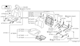 Diagram for 1996 Infiniti G20 Seat Switch - 87012-79J60