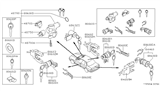 Diagram for 1991 Infiniti M30 Car Key - KEY00-00109