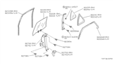 Diagram for 1996 Infiniti G20 Window Regulator - 82720-50J15