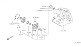 Diagram for 1991 Infiniti G20 Oil Pump - 31340-31X02