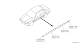 Diagram for 1991 Infiniti G20 Door Moldings - 78872-54J00